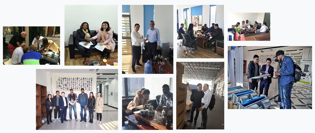 Meeting customers at our office