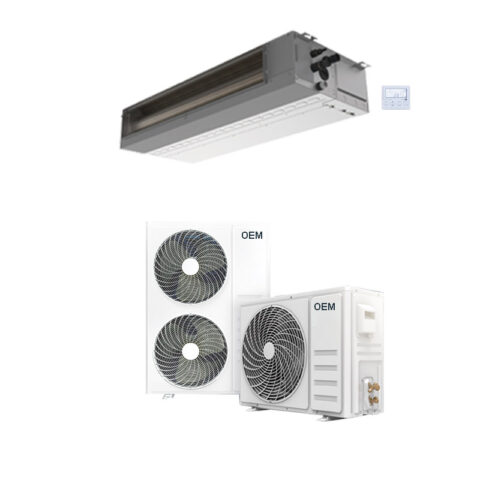 Concealed ducted split air conditioner indoor and outdoor unit