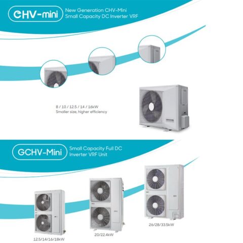 Mini VRF outdoor unit for villa and small commercial
